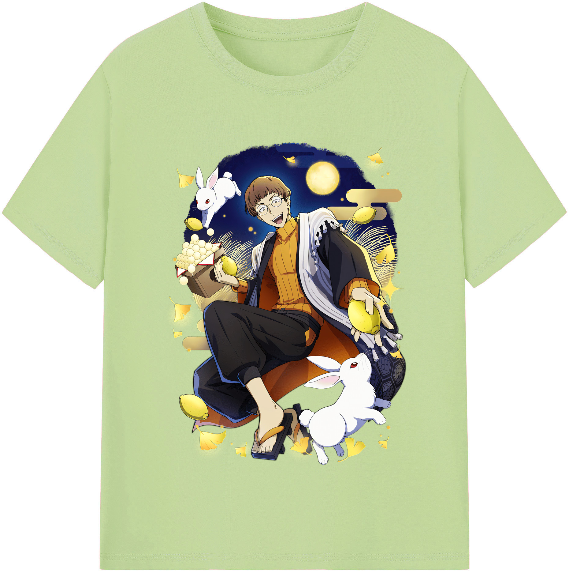 （画像用） 文豪ストレイドッグス Bungo Stray Dogs 綿100％半袖Tシャツ（フロントプリント）